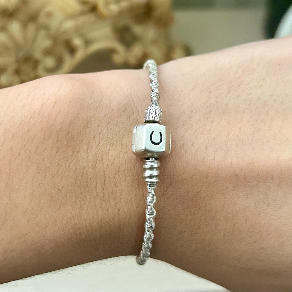 Authentic Chamilia Twisted Rope Bracelet | Retired | 925 | Fits Pandora Charms